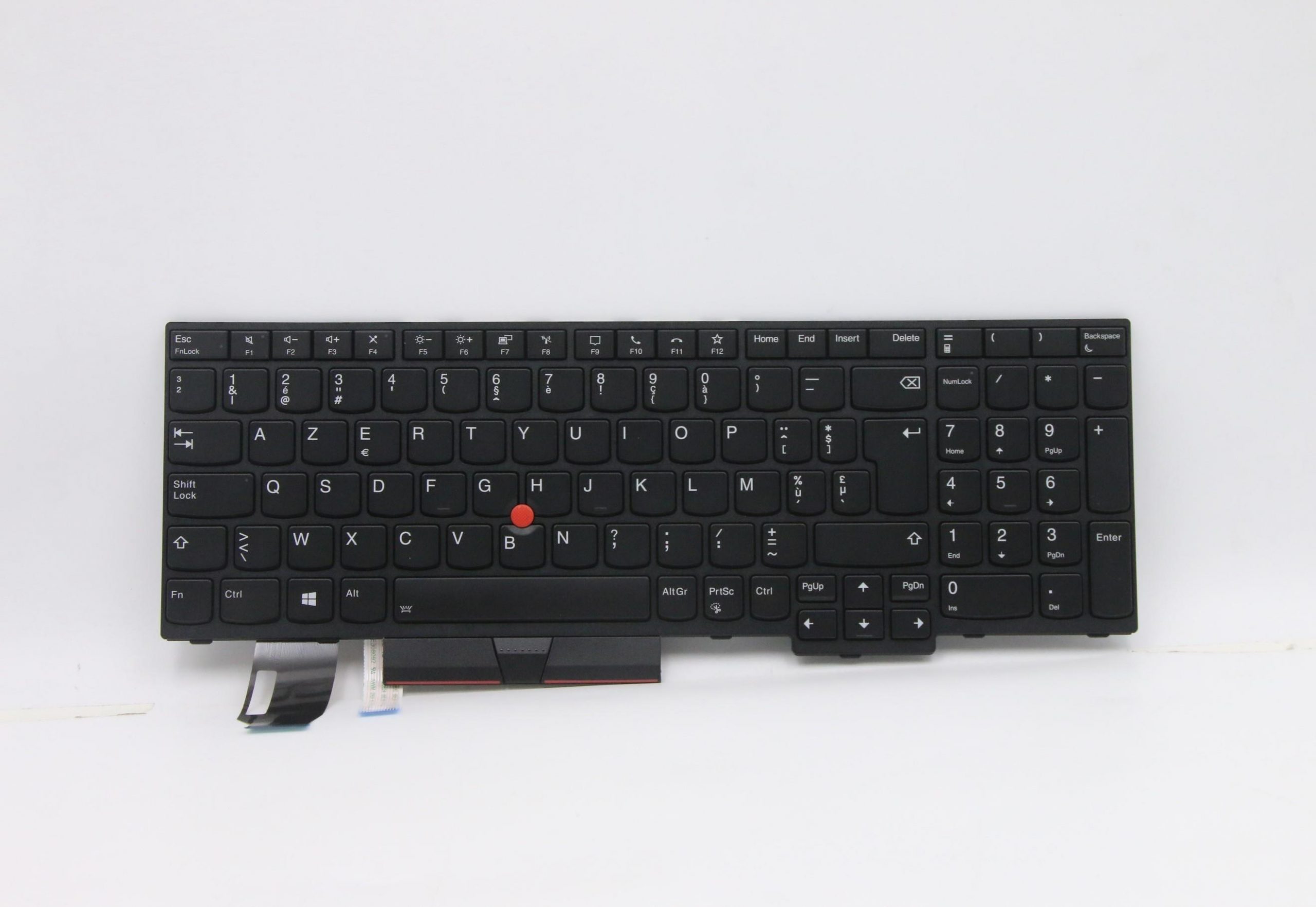 Voorkant LENOVO ThinkPad T15 Gen 1, T15 Gen 2, P15s Gen 1, P15s Gen 2 - verlicht toetsenbord - Belgische Azerty/Azerty Belgique