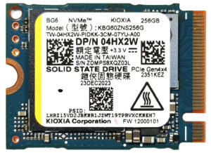 Kioxia BG6 Series 256GB 2230 NVMe SSD