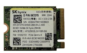 Dell OEM SK Hynix BC901 256GB M.2 2230 NVMe SSD