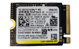 Dell OEM Western Digital SN740 256GB M.2 2230 NVMe SSD