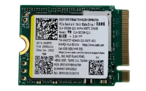 Dell OEM SSSTC CL4 256GB M.2 2230 PCIe Gen 4 x 4 NVMe SSD (Solid State Storage Technology Corporation)