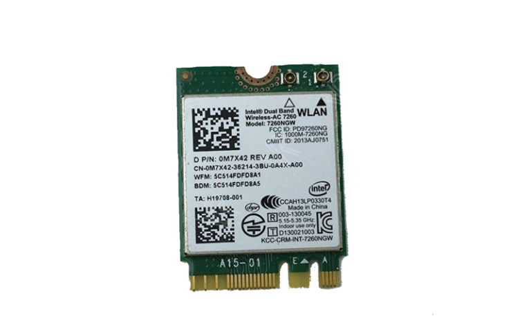 OEM Dell Intel Dual Band Wireless-AC 7260 M.2